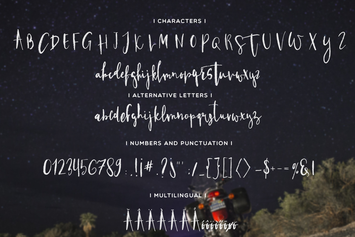 Hitchhiker Font preview 2