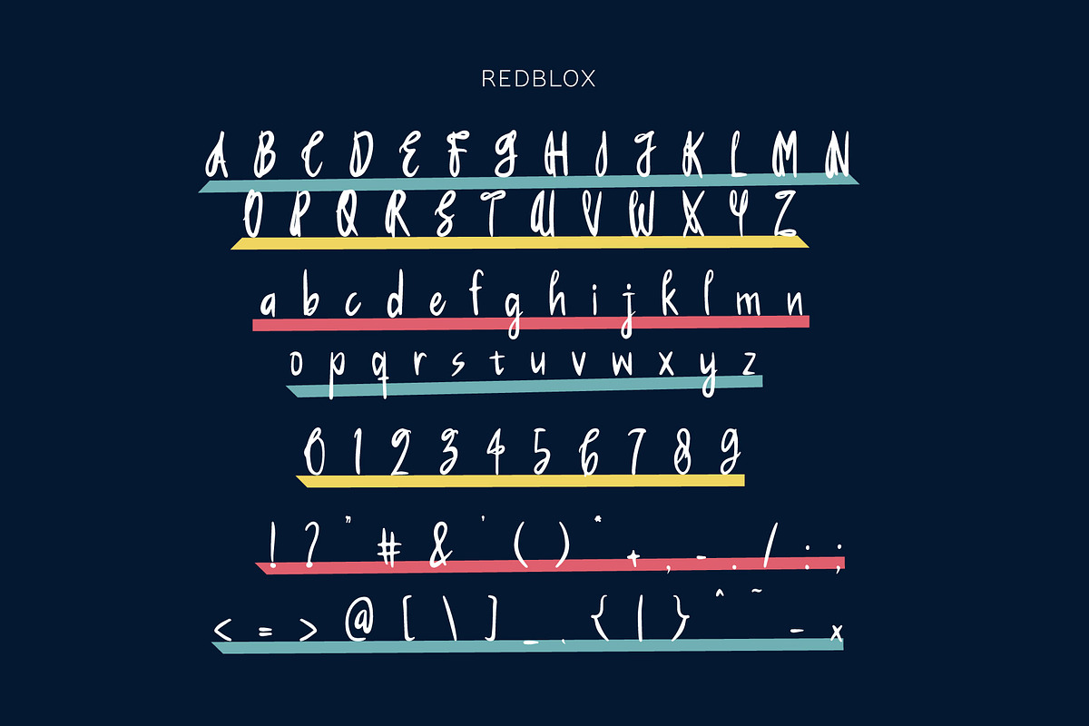 Redblox - Cute Handwritten, a Handwritten Font by Lemon Studio Type (Photo 5 of 6)