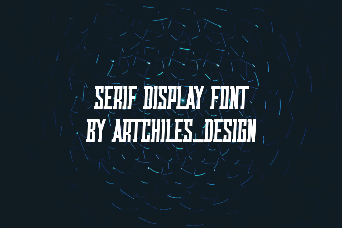 Chanda Eyes - Font, a Serif Font by artchiles_design (Photo 2 of 5)
