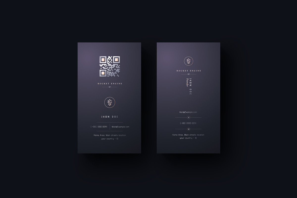 Helix - Modern Business Card, a Business Card Template by Ctrl space studio (Photo 4 of 9)
