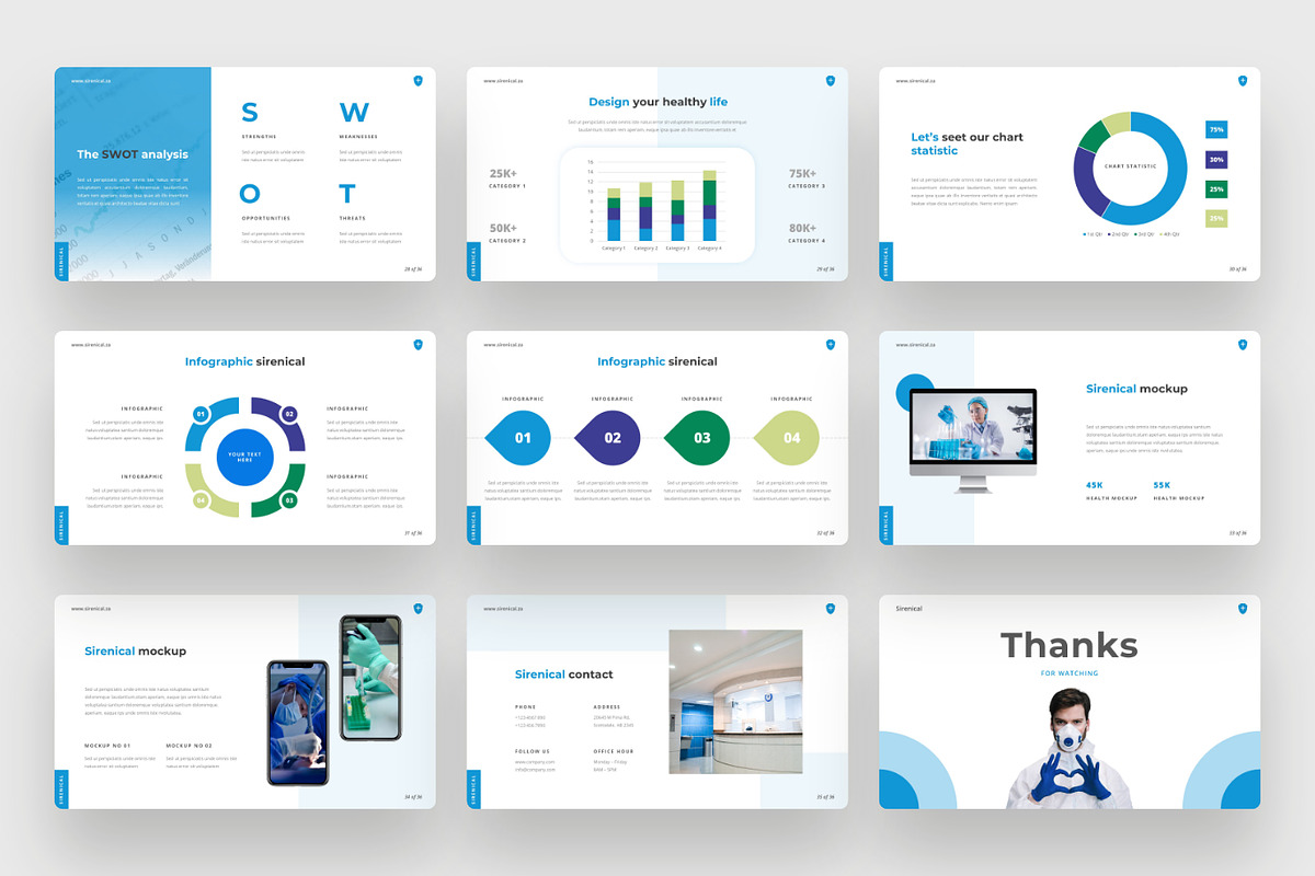 Sirenical - Medical Keynote Template, a Presentation Template by BeadyLab (Photo 5 of 6)