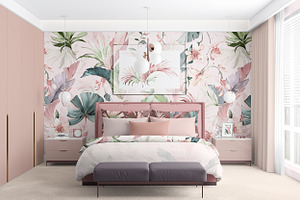 Exotic, Watercolor Tropical Patterns