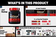 2lb Whey Protein Jar Mockup C1-Pro, a Packaging Mockup by Design Warlord (Thumbnail 14 of 16)