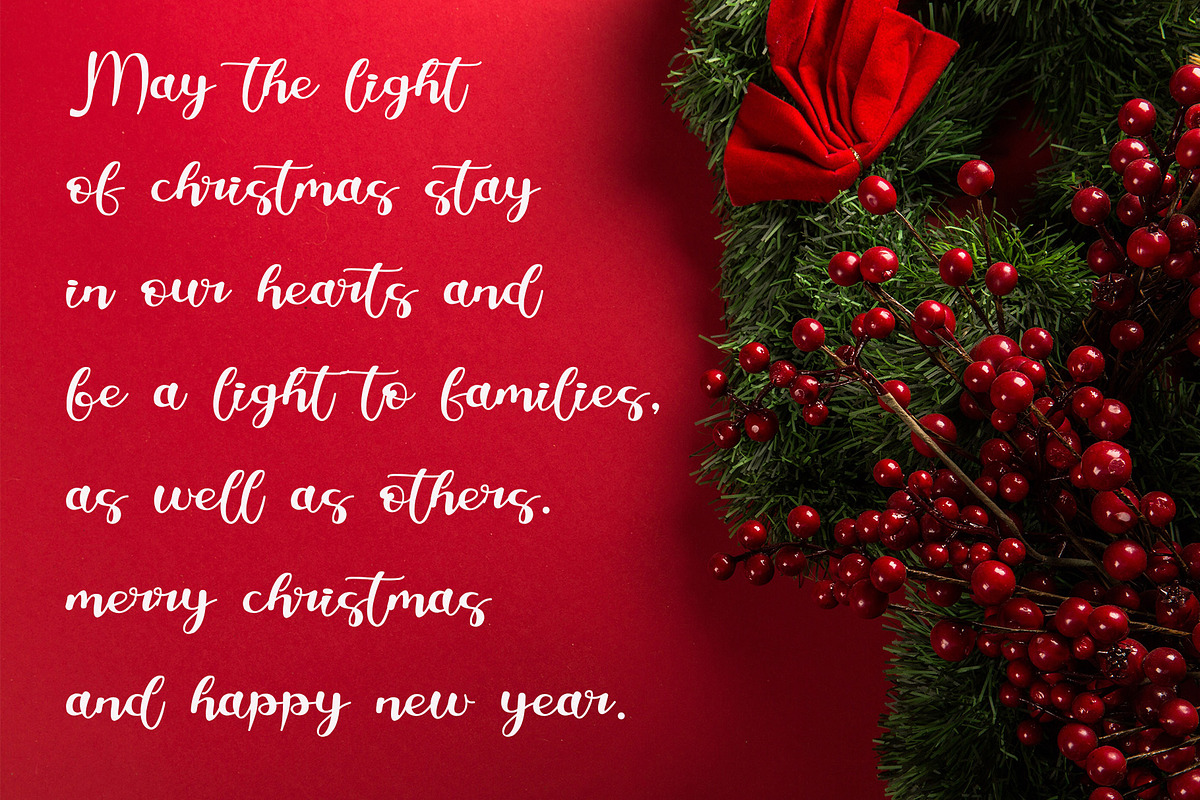 Sweet Christmas, a Script Font by Letterafa Studio (Photo 4 of 8)
