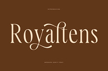 Royaltens Modern Serif Font