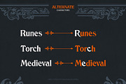 Viera Typeface, a Blackletter Font by Ryan Rivaldo Vierra (Thumbnail 6 of 10)