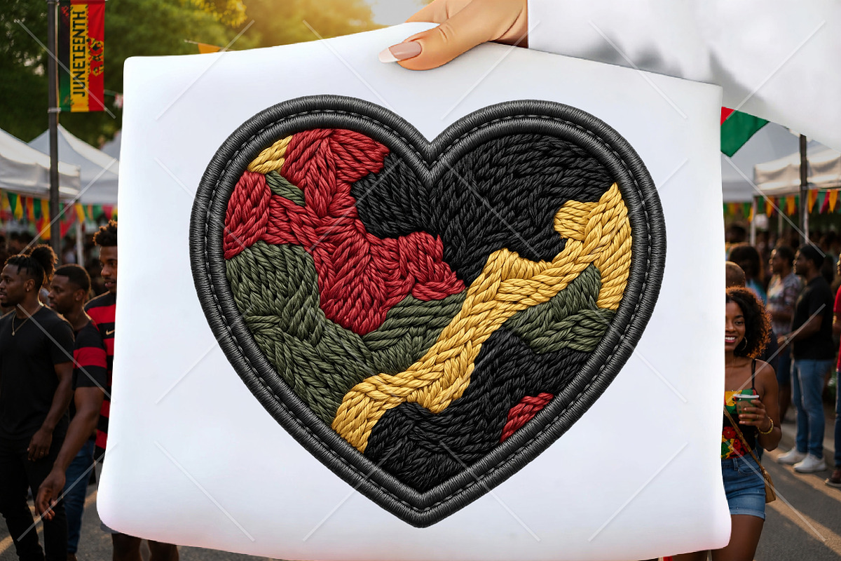 Black History Heart PNG, a Seasonal Illustration by Canvas Craft (Photo 1 of 5)