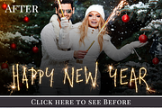 Christmas Sparklers photo overlyas, an Object Graphic by BrownLeopard (Thumbnail 7 of 10)