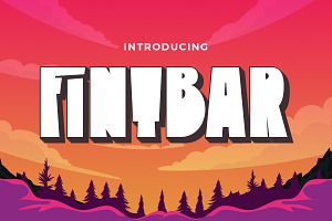 Fintbar - Fun Bold Display Font