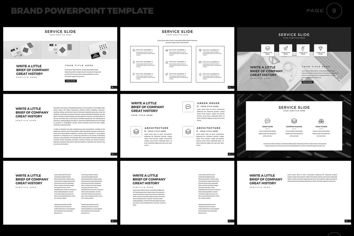 Brand Powerpoint Template, a Presentation Template by iHemalaya (Photo 6 of 13)