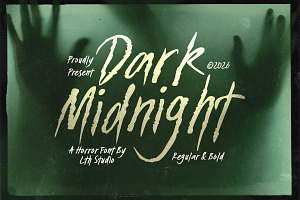 Dark Midnight – Horror Raw Brush