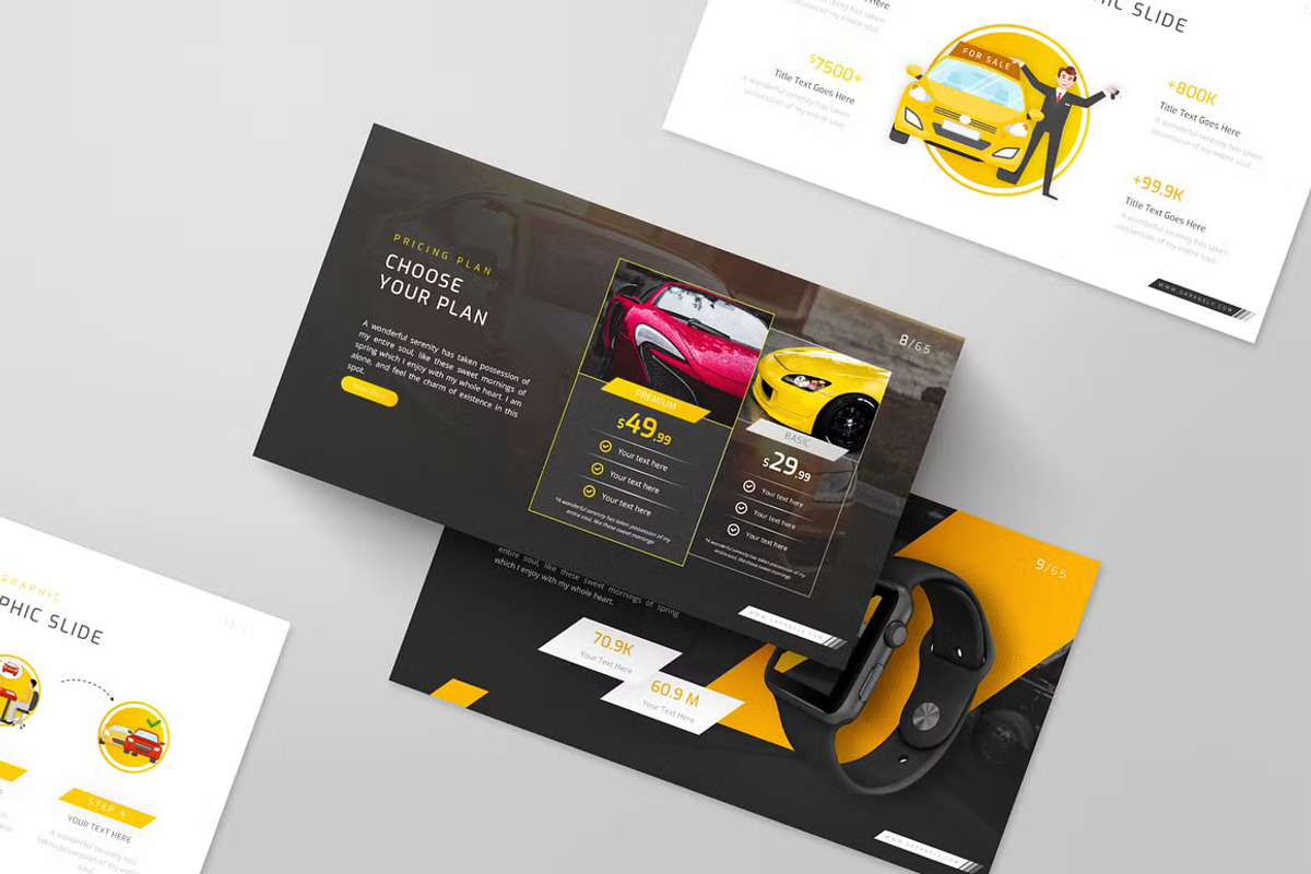 Automative Cars Powerpoint Template, a Presentation Template by GearShift (Photo 4 of 7)