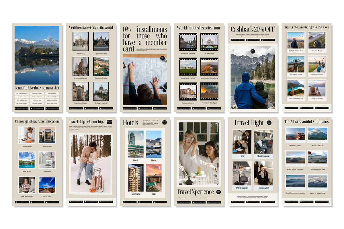 Travel Beige Template, a Social Media Template by Kalubuak (Photo 7 of 10)