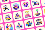 School Stickers Collection, an Emoji Icon by Prosymbols (Thumbnail 6 of 8)
