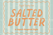 SaltedButter - Organic Brush Font, a Handwritten Font by Typeparties (Thumbnail 3 of 8)