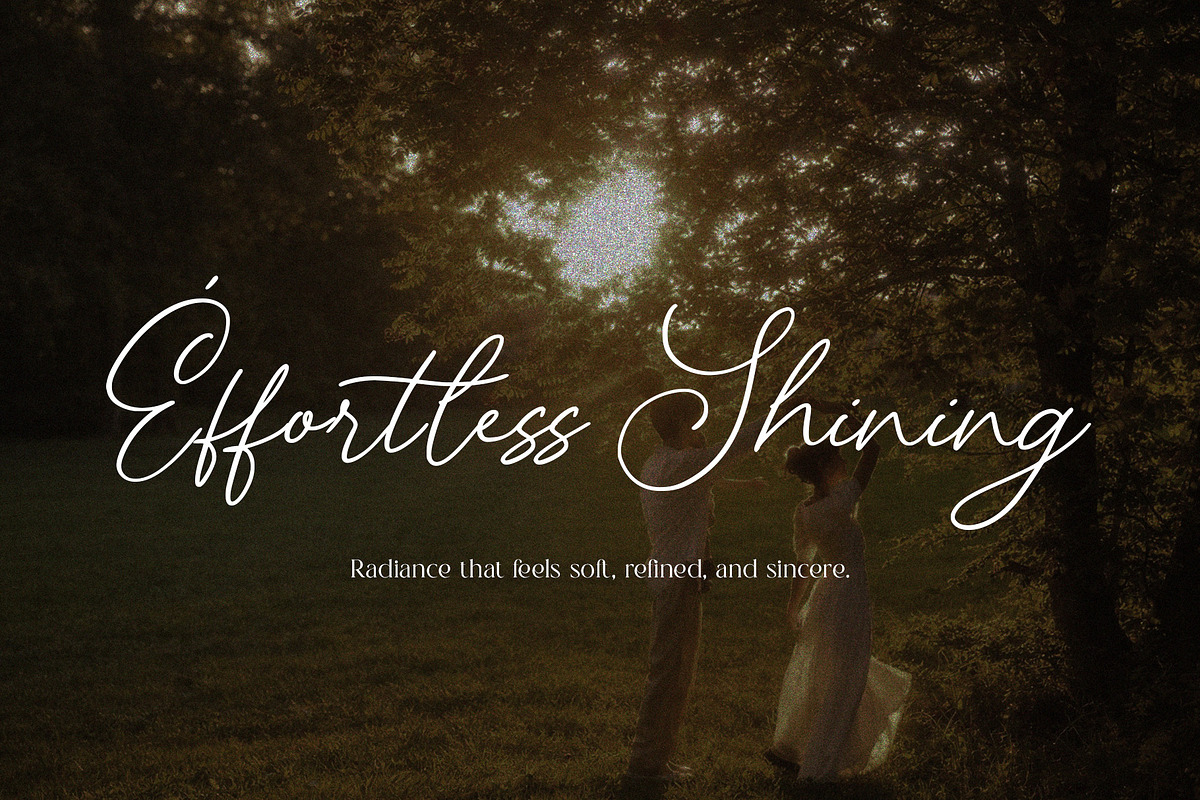Luminary - Aesthetic Script Font, a Script Font by Inviline.co (Photo 4 of 11)