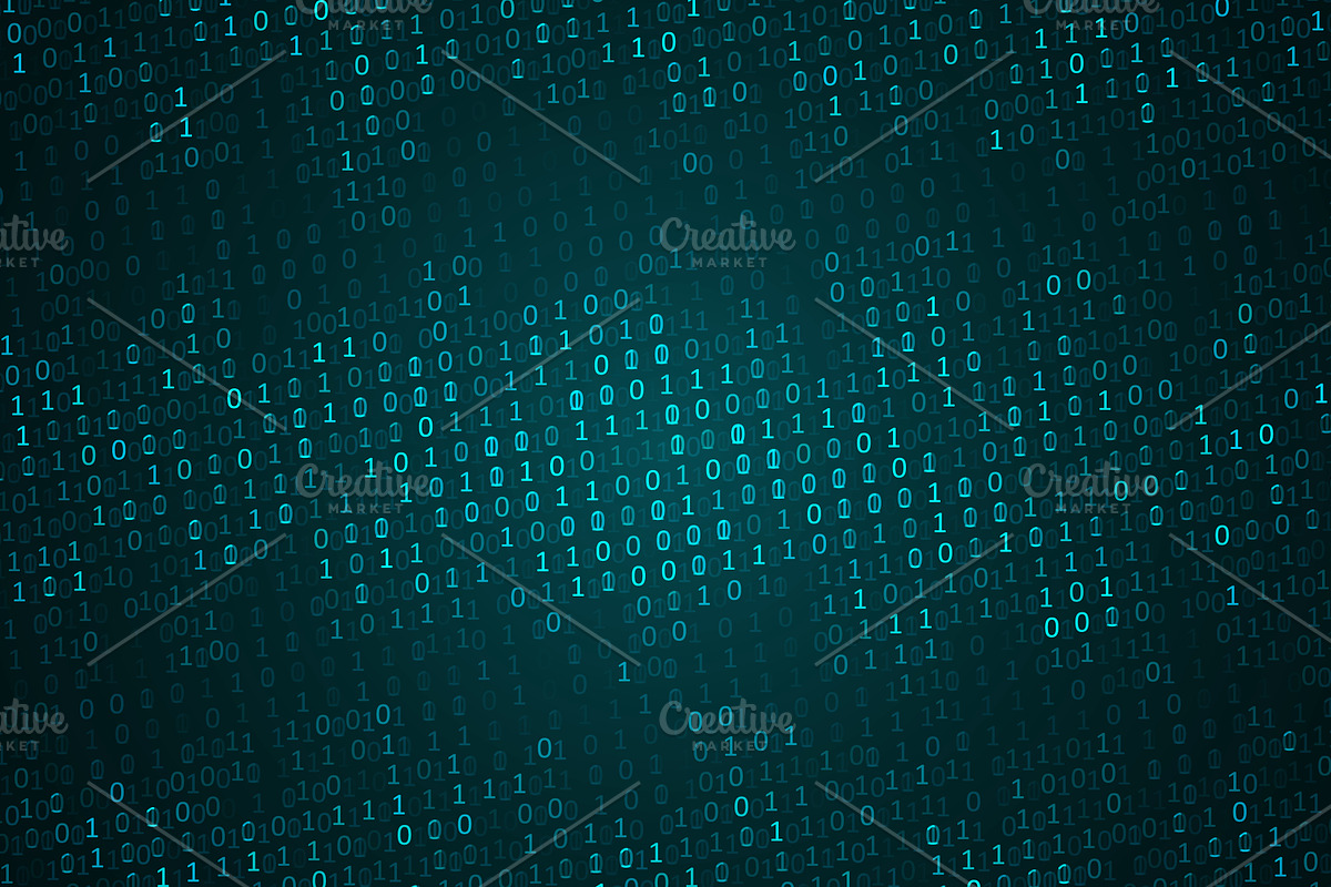 Binary computer code backgrounds, a Pattern Graphic by majcot (Photo 6 of 6)