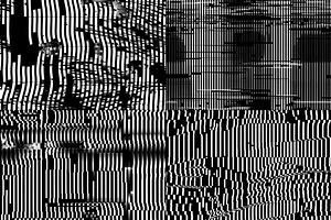 20 Seamless Broken B/W TV Patterns