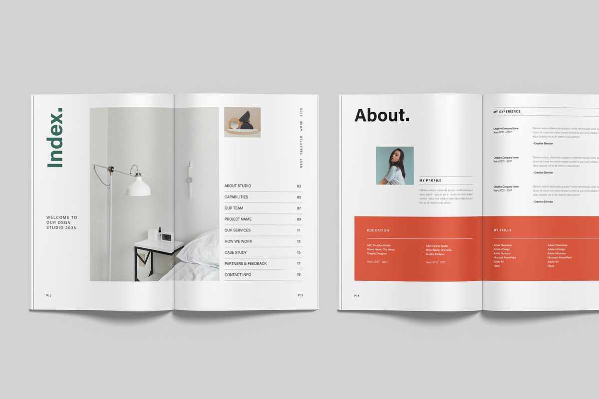 Graphic Design Portfolio, a Brochure Template by NorthPeak (Photo 3 of 15)