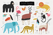 Safari: jungle animals and plants, an Animal Illustration by Olia (Thumbnail 2 of 15)