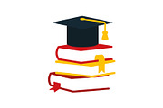 Graduation Books Clipart Set, an Object Graphic by Designs_River (Thumbnail 5 of 16)