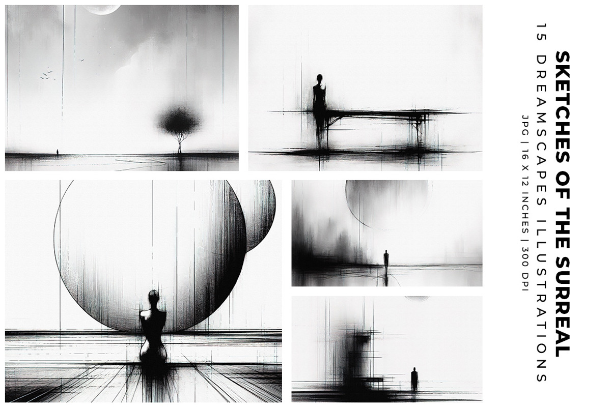Sketches of the Surreal, a Decorative Illustration by Digital Art Creations (Photo 4 of 7)