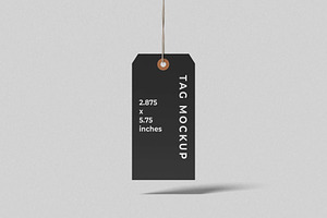 Label Tag Mockups