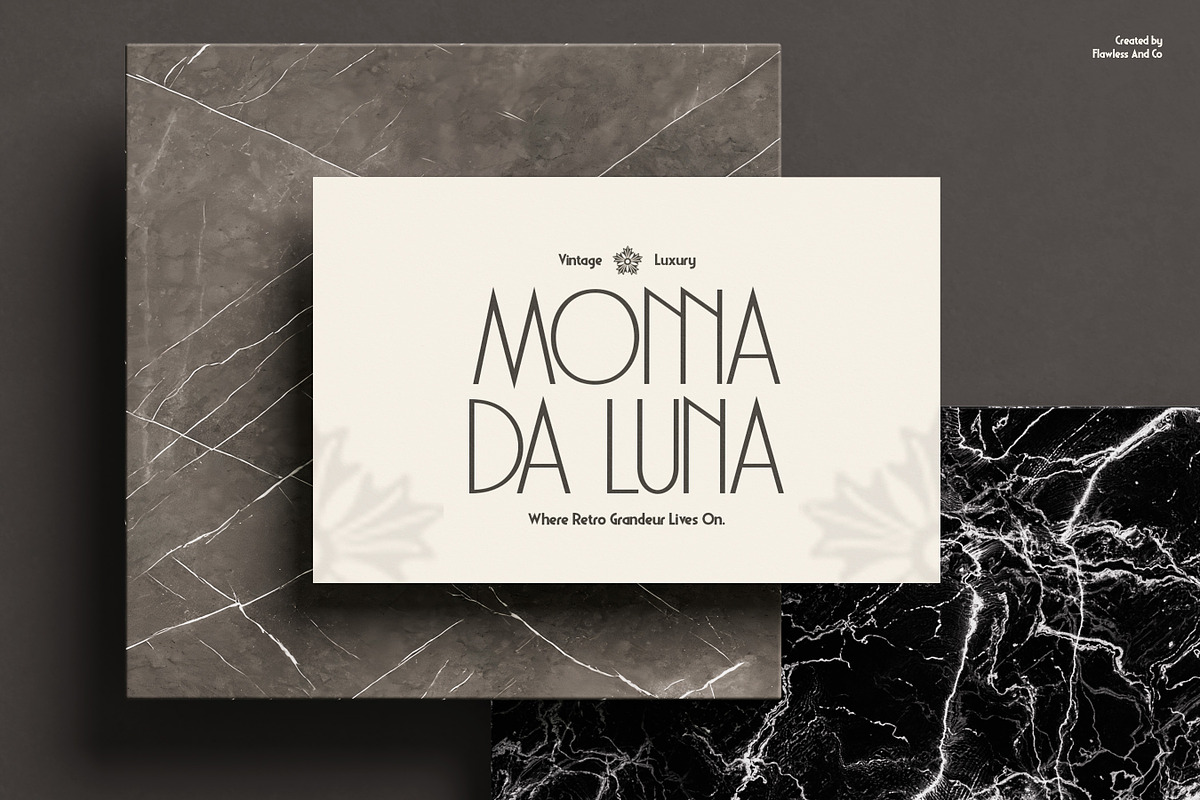 Grande Monica - Display Sans Serif F, a Sans Serif Font by Flawless And Co (Photo 5 of 10)
