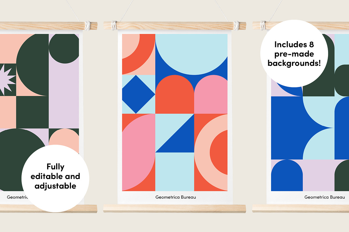 Block Geometrics, a Pattern Graphic by Geometrica Bureau (Photo 5 of 10)