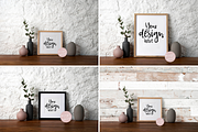 Rustic Picture Frame Mockup Bundle, a Product Mockup by wings of design (Thumbnail 7 of 9)