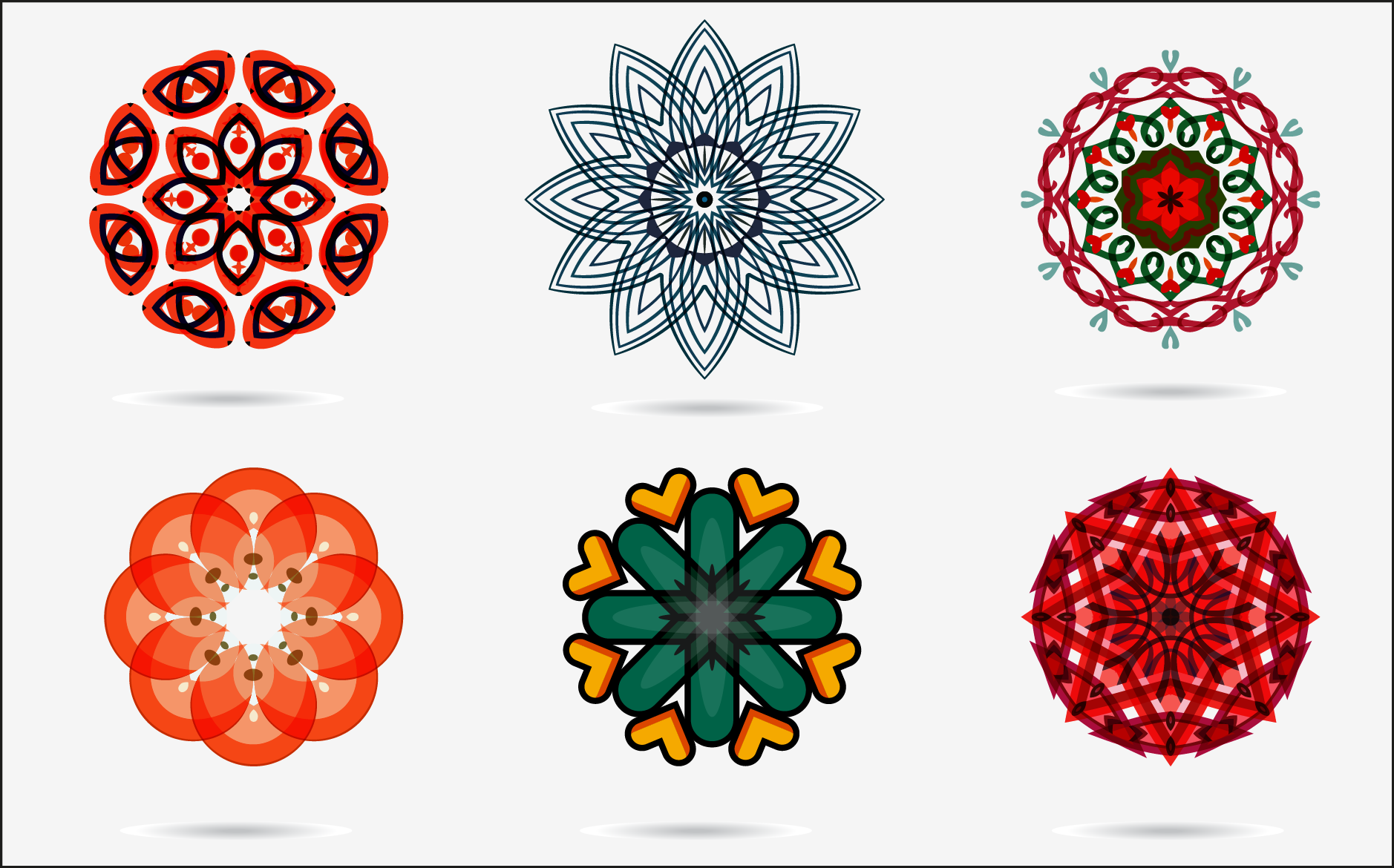 Vector set2 of colorful design icons, an Icon by LucyYa