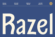 CS Razel – Art Nouveau Font, a Sans Serif Font by Craft Supply Co. (Thumbnail 1 of 8)