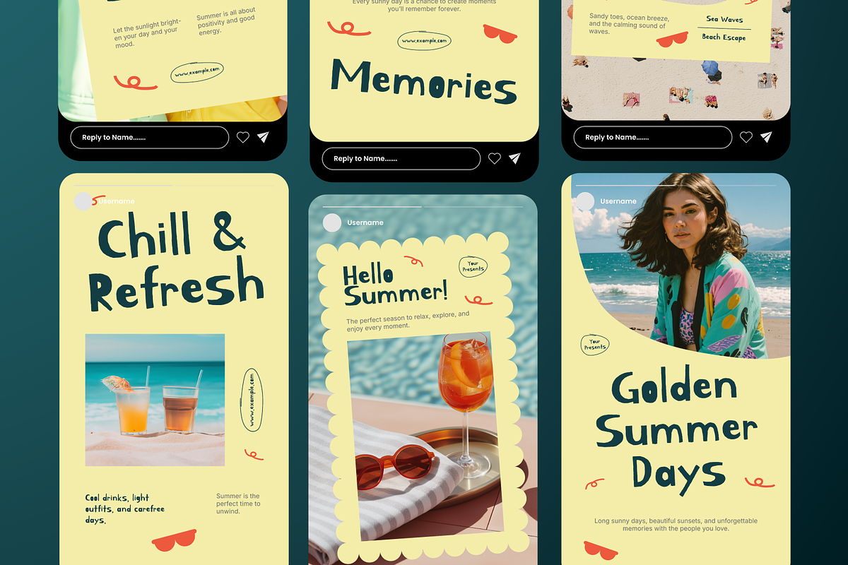 Summer Vibes Instagram Story, a Social Media Template by Annora Studio (Photo 6 of 6)