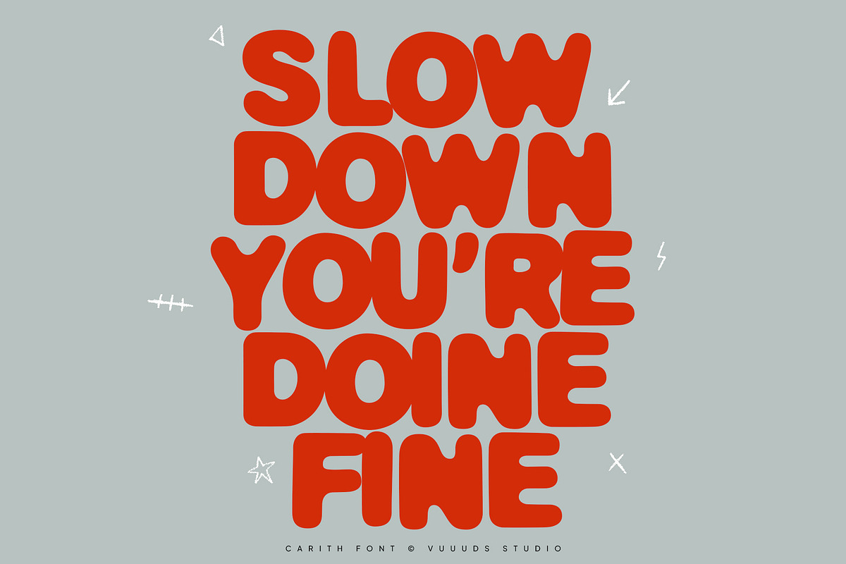 Carith, a Sans Serif Font by vuuuds (Photo 8 of 11)