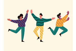 Women and men cartoons set, a Person Illustration by studiogstock