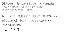 Shiver Handwritten - Regular