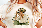 Daisy Flowers Cottagecore Girl Set, an Illustration by DreamCafeArt (Thumbnail 6 of 6)