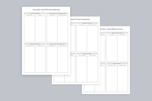 Event Planner Pages Set V-12