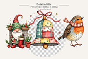 Watercolor Christmas Clipart Bundle, an Illustration by Artnoy (Thumbnail 3 of 8)
