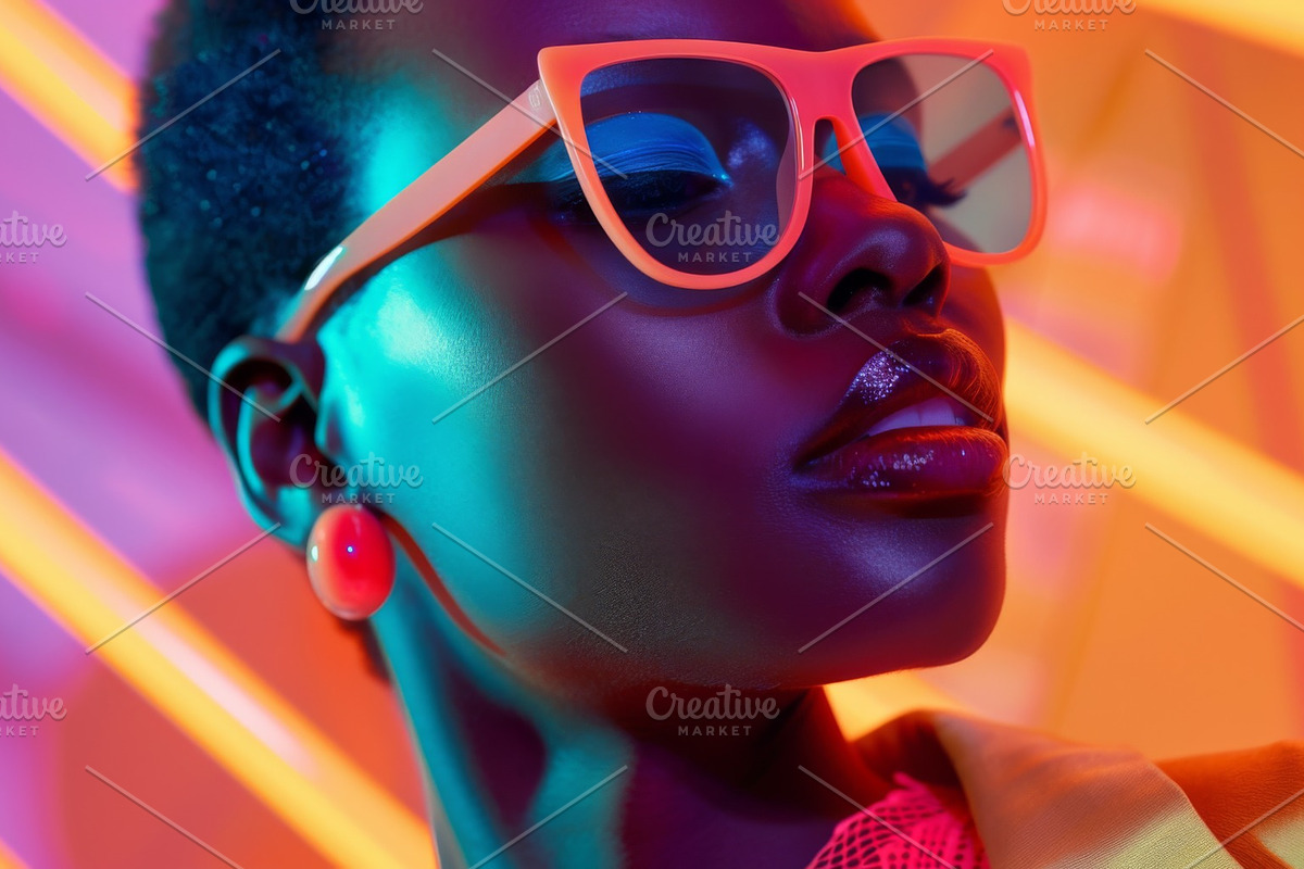 109 Fashion models in sunglasses, a Beauty & Fashion Photo by Handmadefont (Photo 71 of 113)