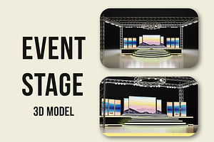 Show Or Event Stage 3D Model