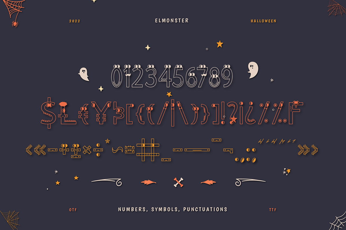 Elmonster Halloween Display Font, a Serif Font by infernostudio3 (Photo 9 of 10)
