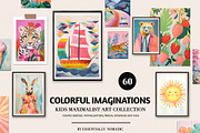 Maximalist Art for Kids Room, a Background Graphic by Essentially Nomadic (Thumbnail 1 of 12)
