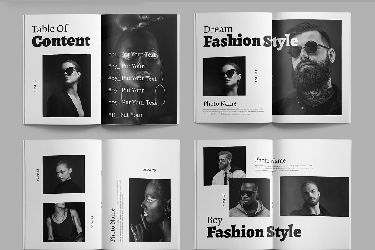 Fashion Magazine Layout, a Magazine Template by ContestDesign (Photo 2 of 4)