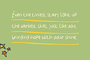 Sleep More - Kiddos' Handwriting, a Handwritten Font by Sloulyfe (Thumbnail 2 of 9)
