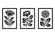 Minimal Flower Laser Cut Silhouette, an Illustration by Amazin_art (Thumbnail 6 of 11)