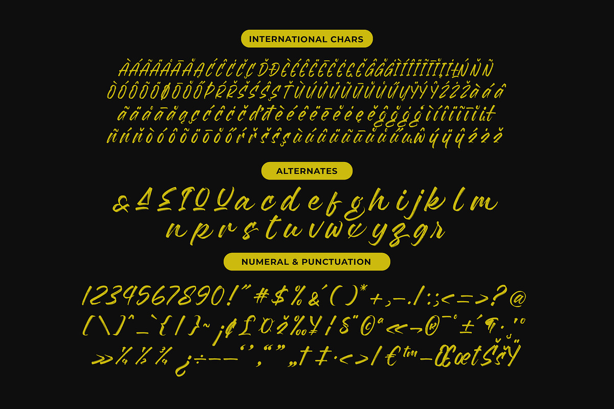 Flackin Bruska Modern Brush Font, a Script Font by Letterena Studios Script (Photo 13 of 15)