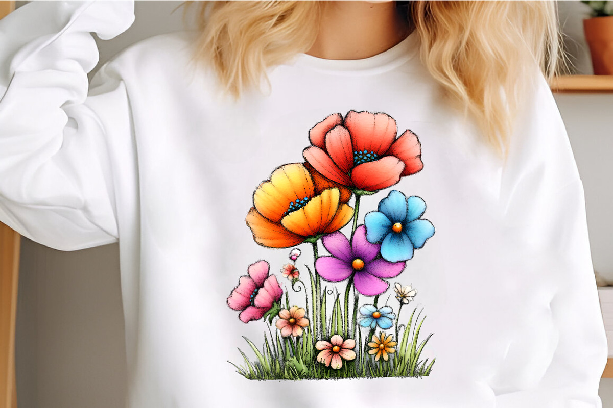 Spring Meadow Poppies Clipart Bundle, an Illustration by GatewayDesign (Photo 4 of 5)