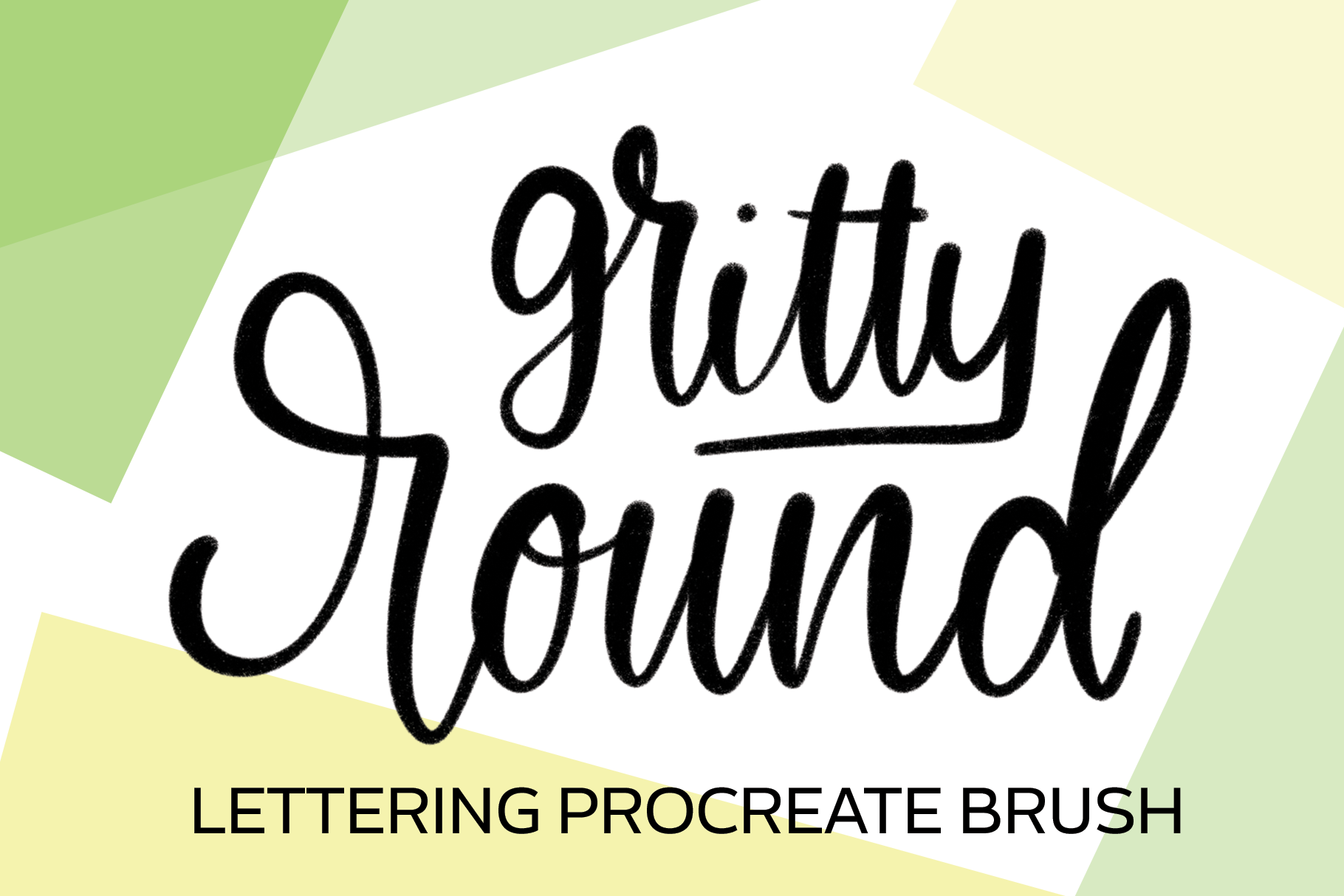 Gritty Round Procreate Brush, a Brush Add-On by sarahtypes
