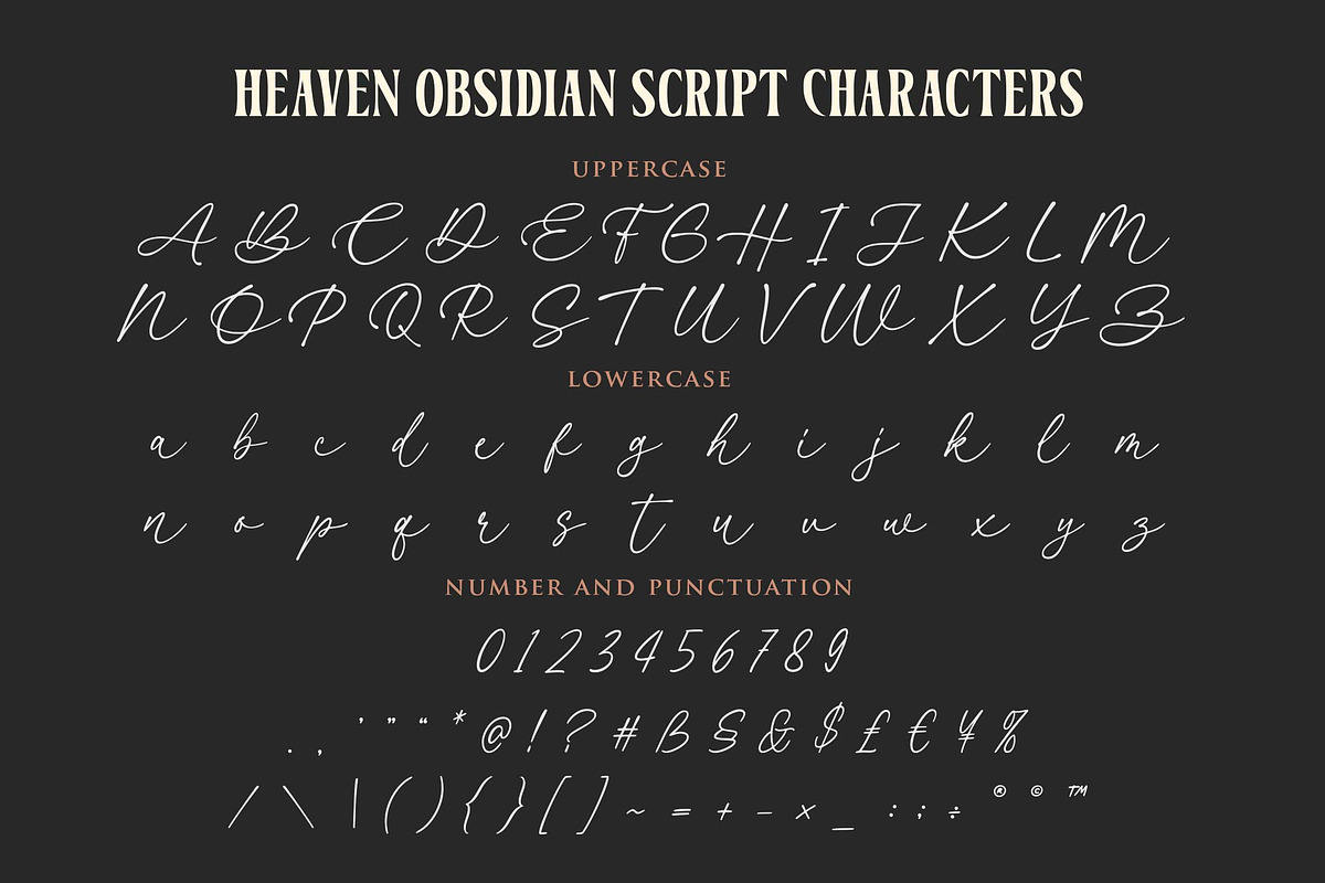 Heaven Obsidian a Perfect font Duo, a Serif Font by Blankids Studio (Photo 10 of 13)